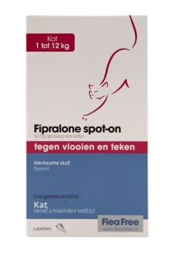 Exil Flea Free Fipralone Spot-On Kat 3 PIPET