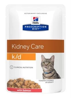 Hill's Prescription Diet Hill's Feline K/D Zalm 12X85 GR