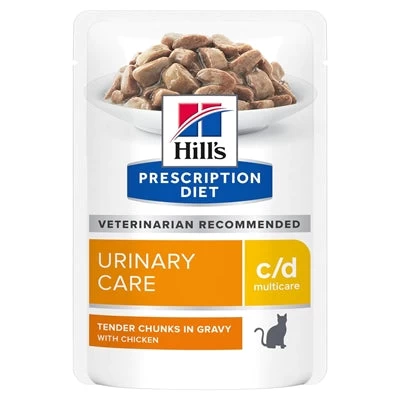Hill's Prescription Diet Hill's Feline C/D Multicare Unrinary Care Chicken 12X85 GR 1 Hill's Prescription Diet Hill's Feline C/D Multicare Unrinary Care Chicken 12X85 GR