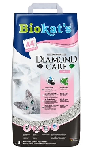 Biokat's Kattenbakvulling Diamond Care Fresh 8 LTR 1 Biokat's Kattenbakvulling Diamond Care Fresh 8 LTR