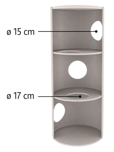 Trixie Krabton Amado Zwart 40X40X100 CM 4 Trixie Krabton Amado Zwart 40X40X100 CM - Image 4