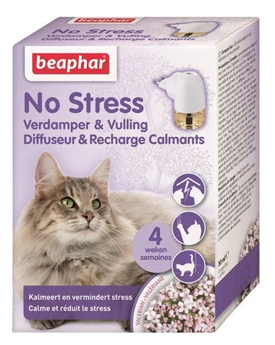 Beaphar No Stress Verdamper Met Vulling Kat 30 ML 1 Beaphar No Stress Verdamper Met Vulling Kat 30 ML