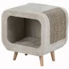 Trixie Alicia Relax Huis Lichtgrijs/Grijs Gemeleerd 48X48X38 CM