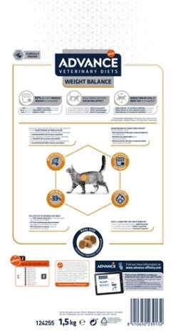 Advance Veterinary Diet Cat Weight Balance 1,5 KG -Boetiekwinkel Voor Dierenbenodigdheden 388805 02