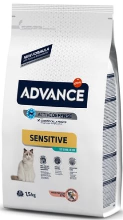 Advance Cat Sterilized Sensitive Salmon 1,5 KG