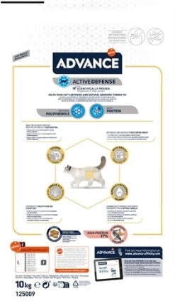 Advance Cat Sterilized Sensitive Salmon 10 KG -Boetiekwinkel Voor Dierenbenodigdheden 395109 02