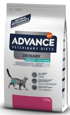 Advance Veterinary Diet Cat Urinary Sterilized Minder Calorieën 7,5 KG
