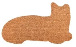 Merkloos Deurmat Kat Kokosvezel 74,5x43x1,7 Cm