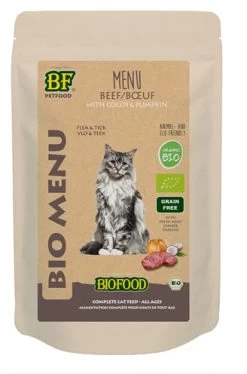 Biofood Organic Kat Rund Menu Pouch 20X100 GR
