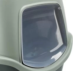 Trixie Be Eco Gerecycled Kattenbak Vico Met Kap Antraciet/Groen 56X40X40 CM -Boetiekwinkel Voor Dierenbenodigdheden 398733 05