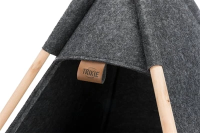 Trixie Kattenmand Tipi Vilt Antraciet 55X55X65 CM 4 Trixie Kattenmand Tipi Vilt Antraciet 55X55X65 CM - Image 4