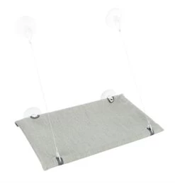 Trixie Kattenmand Hangmat Raam Velours Grijs 50X30 CM 8 Trixie Kattenmand Hangmat Raam Velours Grijs 50X30 CM -Boetiekwinkel Voor Dierenbenodigdheden 399777 03