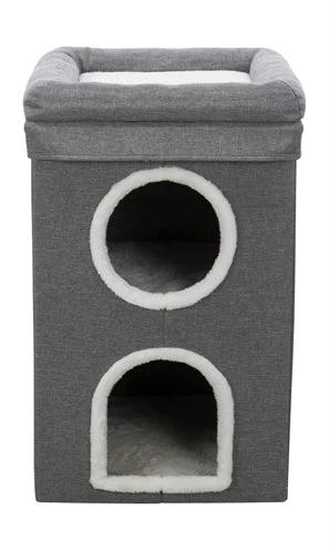 Trixie Krabpaal Cat Tower Saul Grijs 39X39X64 CM 2 Trixie Krabpaal Cat Tower Saul Grijs 39X39X64 CM - Image 2