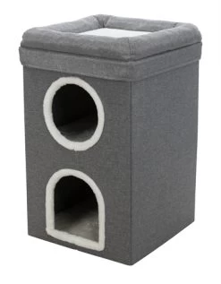 Trixie Krabpaal Cat Tower Saul Grijs 39X39X64 CM 9 Trixie Krabpaal Cat Tower Saul Grijs 39X39X64 CM -Boetiekwinkel Voor Dierenbenodigdheden 399792 02