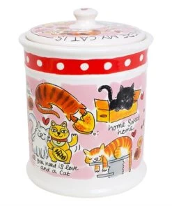 Blond Amsterdam Voorraadpot Kat 16X16X22,5 CM 8 Blond Amsterdam Voorraadpot Kat 16X16X22,5 CM -Boetiekwinkel Voor Dierenbenodigdheden 402049 03