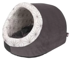 Trixie Relax-Iglo Diamond Antraciet / Wit 40X35X26 CM -Boetiekwinkel Voor Dierenbenodigdheden 404627 02