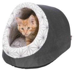 Trixie Relax-Iglo Diamond Antraciet / Wit 40X35X26 CM -Boetiekwinkel Voor Dierenbenodigdheden 404627 04