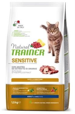 Natural Trainer Cat Sensitive Duck 1,5 KG
