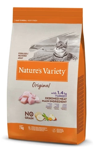 Natures Variety Original Sterilized Turkey No Grain 7 KG 1 Natures Variety Original Sterilized Turkey No Grain 7 KG