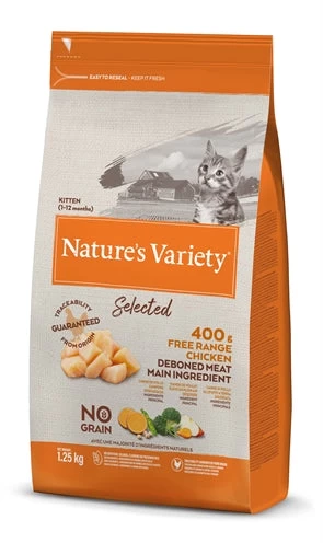 Natures Variety Selected Kitten Free Range Chicken 1,25 KG 1 Natures Variety Selected Kitten Free Range Chicken 1,25 KG