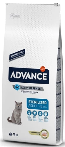 Advance Cat Sterilized Turkey 15 KG