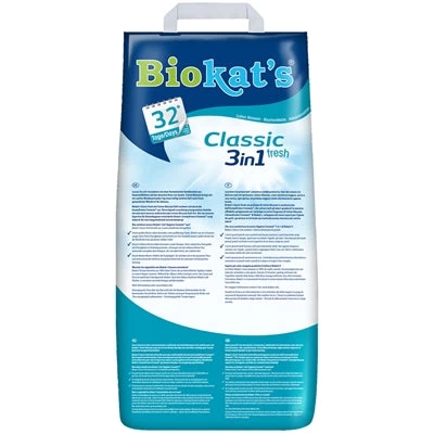 Biokat's Classic Fresh 3In1 Cotton Blossom 10 LTR 2 Biokat's Classic Fresh 3In1 Cotton Blossom 10 LTR - Image 2