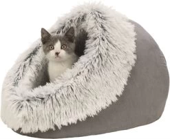 Trixie Kattenmand Iglo Harvey Grijs / Wit-Zwart 41X35X26 CM -Boetiekwinkel Voor Dierenbenodigdheden 409188 07
