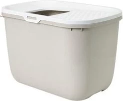 Savic Kattenbak Hop In Mocca / Wit 58,5X39X39,5 CM -Boetiekwinkel Voor Dierenbenodigdheden 409988 05