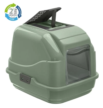 Imac Kattenbak Easy Cat 2Nd Life Gerecycled Groen 50X40X40 CM 1 Imac Kattenbak Easy Cat 2Nd Life Gerecycled Groen 50X40X40 CM