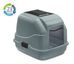 Imac Kattenbak Easy Cat 2Nd Life Gerecycled Lichtgrijs 50X40X40 CM