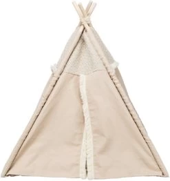 Trixie Kattenmand Tipi Boho Beige 55X55X65 CM -Boetiekwinkel Voor Dierenbenodigdheden 410532 02