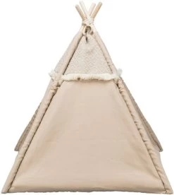 Trixie Kattenmand Tipi Boho Beige 55X55X65 CM -Boetiekwinkel Voor Dierenbenodigdheden 410532 06