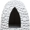 Trixie Kattenmand Iglo Mila Pluche Wit / Grijs 32X32X42 CM