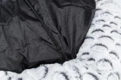 Trixie Kattenmand Mila Rond Pluche Wit / Grijs 50X50 CM -Boetiekwinkel Voor Dierenbenodigdheden 410546 02