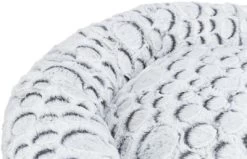 Trixie Kattenmand Mila Rond Pluche Wit / Grijs 50X50 CM -Boetiekwinkel Voor Dierenbenodigdheden 410546 03