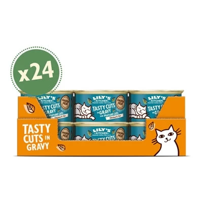Lily's Kitchen Cat Mature Chicken / Fish Tasty Cuts In Gravy 24X85 GR 1 Lily's Kitchen Cat Mature Chicken / Fish Tasty Cuts In Gravy 24X85 GR