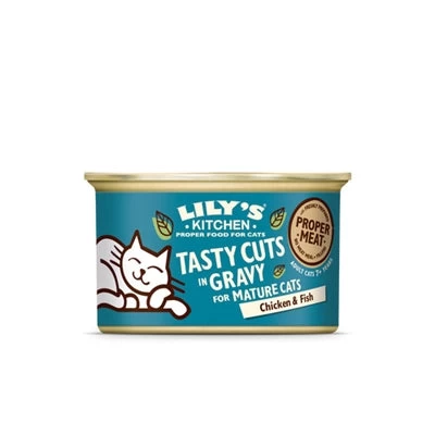 Lily's Kitchen Cat Mature Chicken / Fish Tasty Cuts In Gravy 24X85 GR 2 Lily's Kitchen Cat Mature Chicken / Fish Tasty Cuts In Gravy 24X85 GR - Image 2