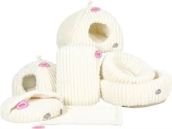 Zolux Kattenmand Naomi Cuddle Wit 42X42X17,5 CM 7 Zolux Kattenmand Naomi Cuddle Wit 42X42X17,5 CM -Boetiekwinkel Voor Dierenbenodigdheden 411663 03