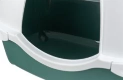 Trixie Kattenbak Davio Groen / Wit 56X39X39 CM -Boetiekwinkel Voor Dierenbenodigdheden 412142 06