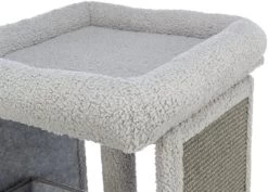 Trixie Kitten Krabpaal Carlita Grijs / Lila 63 CM -Boetiekwinkel Voor Dierenbenodigdheden 412155 03