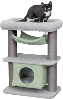 Trixie Kitten Krabpaal Lunito Grijs / Mintgroen 71 CM -Boetiekwinkel Voor Dierenbenodigdheden 412156 07