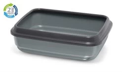 Imac Kattenbak Jerry 2Nd Life Gerecycled Lichtgrijs / Antraciet 50X40X14,5 CM