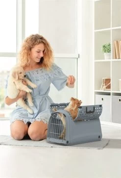 Imac Reismand Linus Cabrio 2Nd Life Gerecycled Lichtblauw 50X32X34,5 CM -Boetiekwinkel Voor Dierenbenodigdheden 412724 08