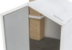 Trixie Be Nordic Krabpaal Jonte Grijs / Wit 38X38X115 CM -Boetiekwinkel Voor Dierenbenodigdheden 412872 06