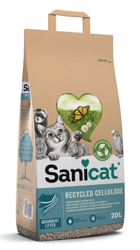Sanicat Recycled Cellulose Pellets 20 LTR 1 Sanicat Recycled Cellulose Pellets 20 LTR