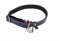Martin Halsband Kat Dakota Leer Blauw 30X1 CM