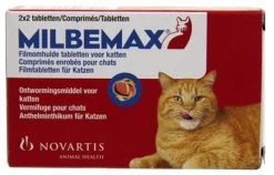 Milbemax Tablet Ontworming Kat 2-8 KG 4 TBL