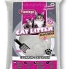 Flamingo Kattenbakvulling Met Babypoeder Geur 15 KG