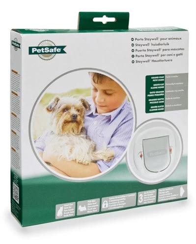 Petsafe Kattenluikje Grote Kat / Kleine Hond Wit 4 Standen 280 1 Petsafe Kattenluikje Grote Kat / Kleine Hond Wit 4 Standen 280
