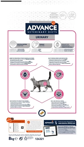 Advance Veterinary Diet Cat Urinary Urinewegen 8 KG 3 Advance Veterinary Diet Cat Urinary Urinewegen 8 KG - Image 3
